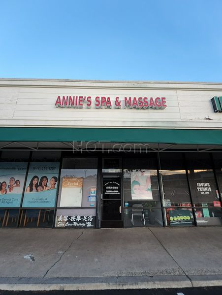 Massage Parlors Irvine, California Annie's Spa & Massage