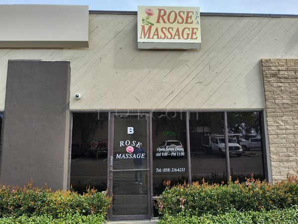 Massage Parlors San Diego, California Rose Massage