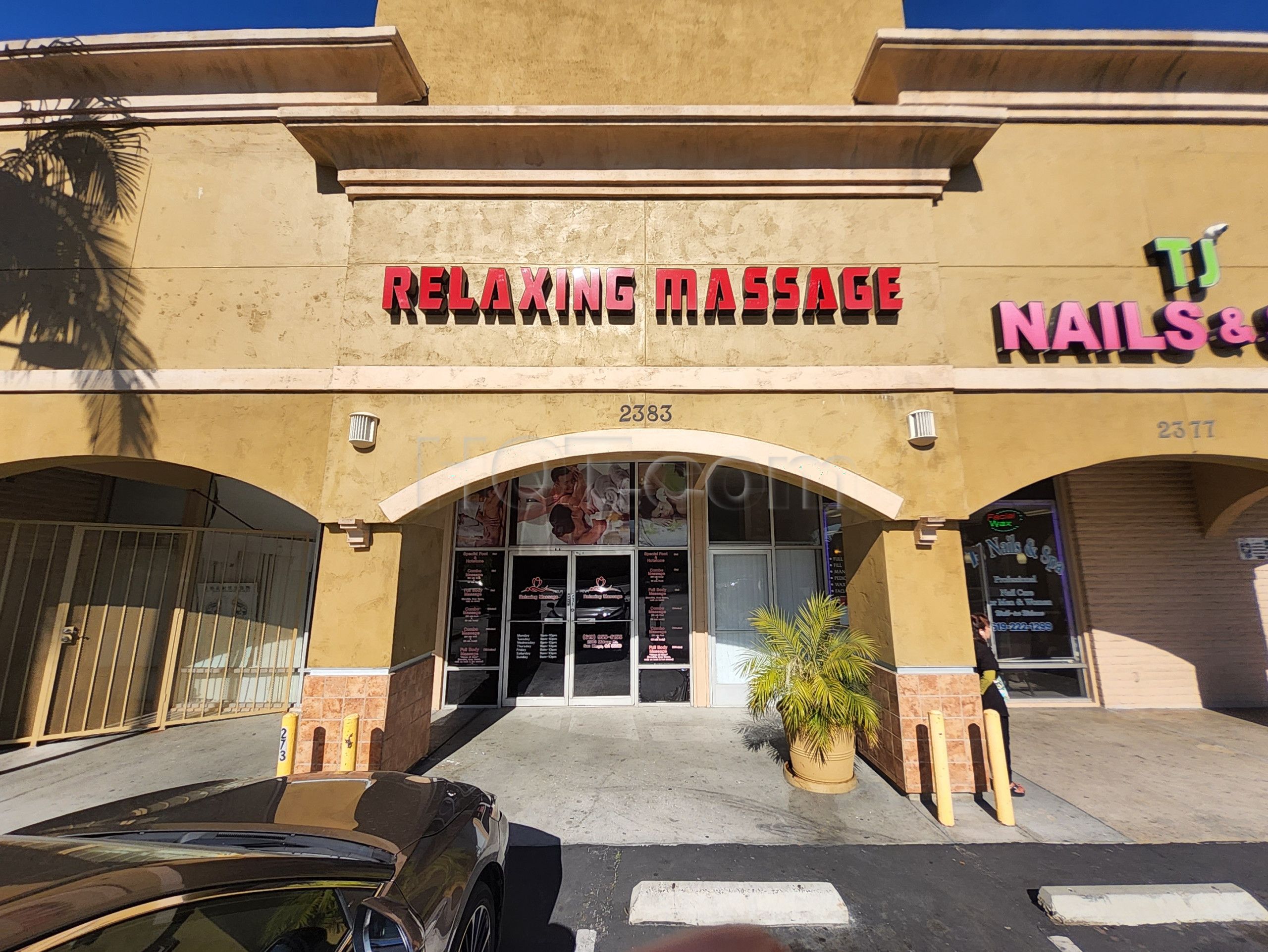 San Diego, California Relaxing Massage