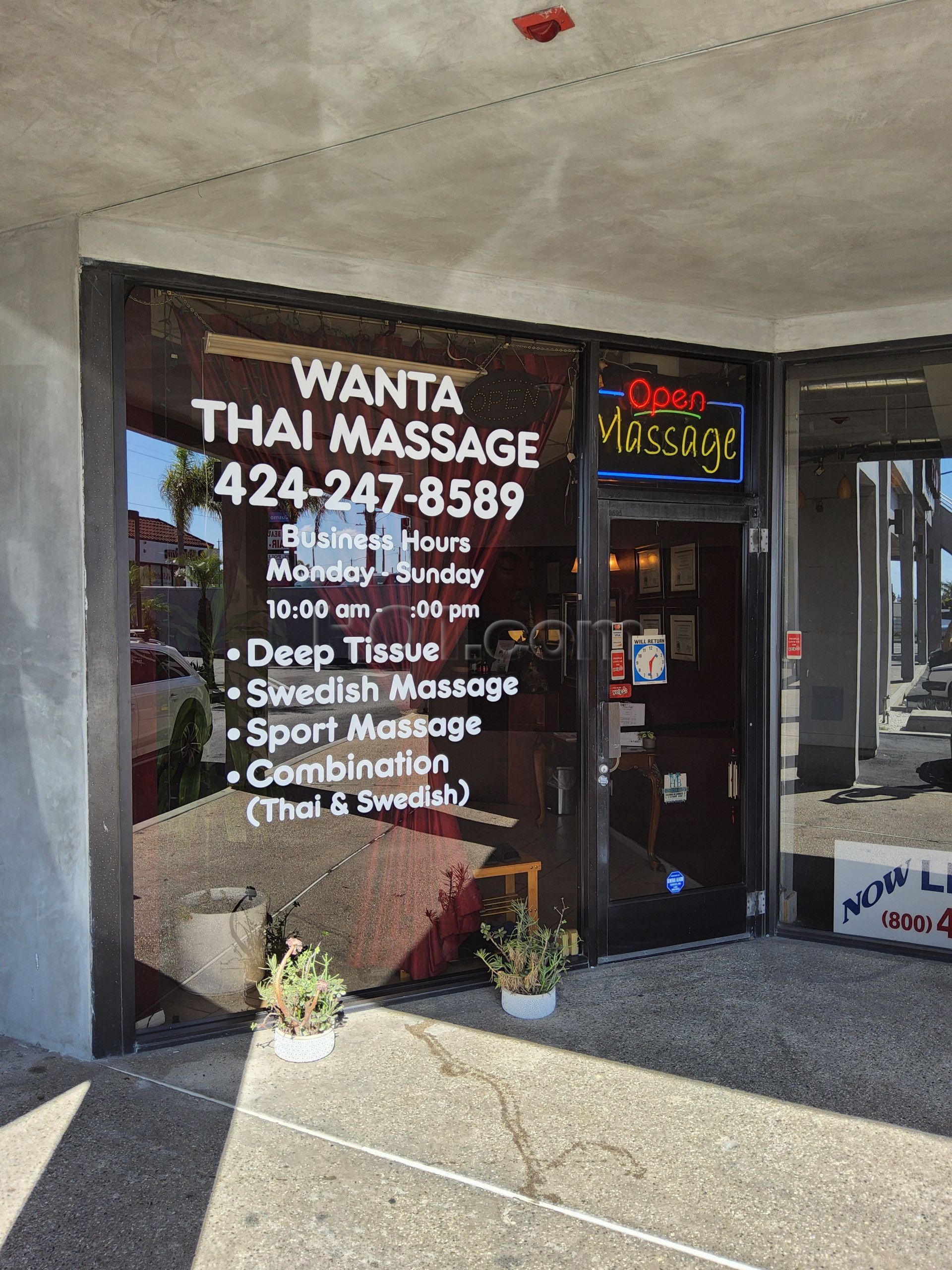 Hermosa Beach, California Wanta Thai Massage