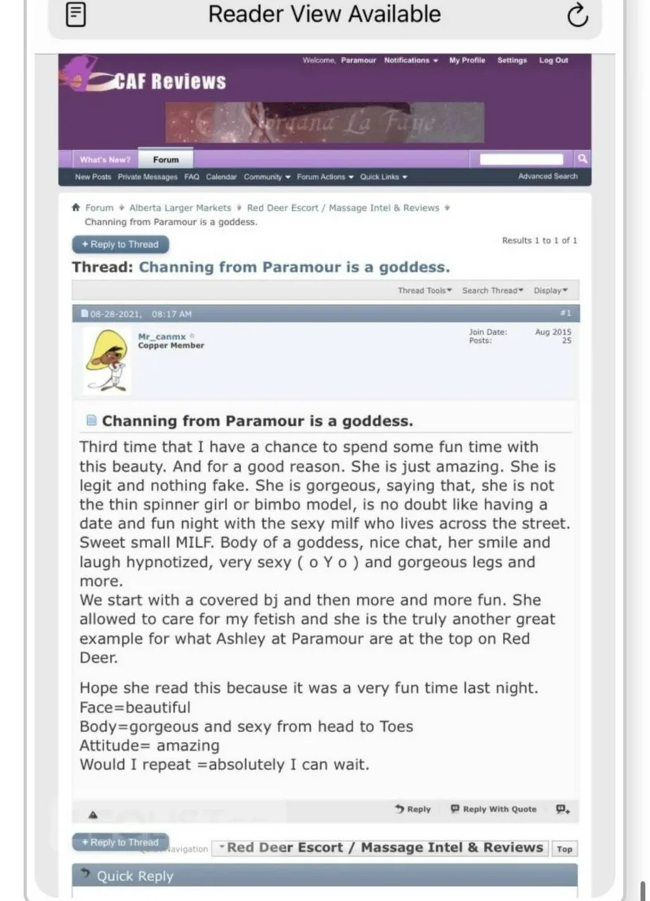 Escorts Red Deer, Alberta Channing