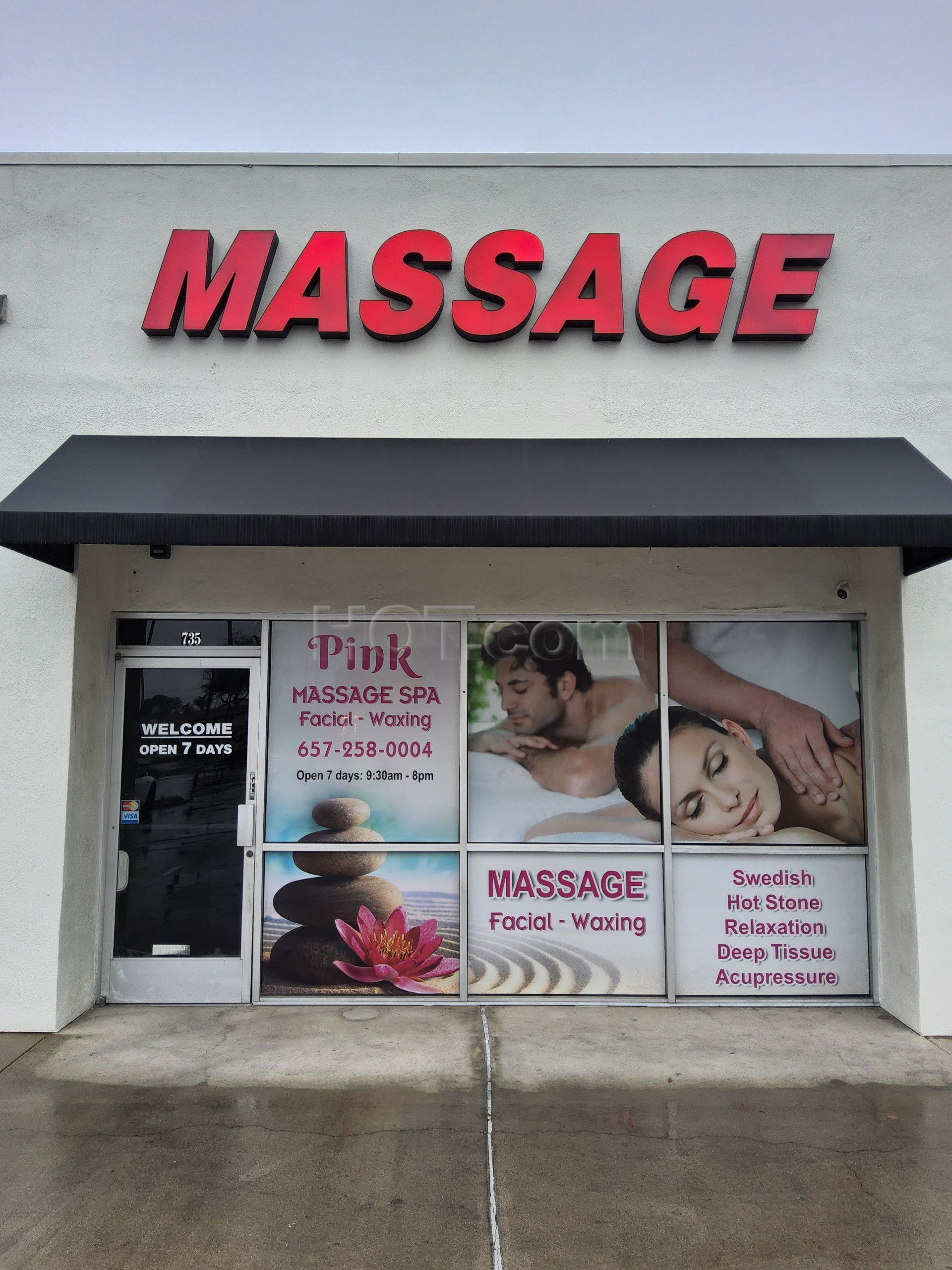 Fullerton, California Pink Massage Spa